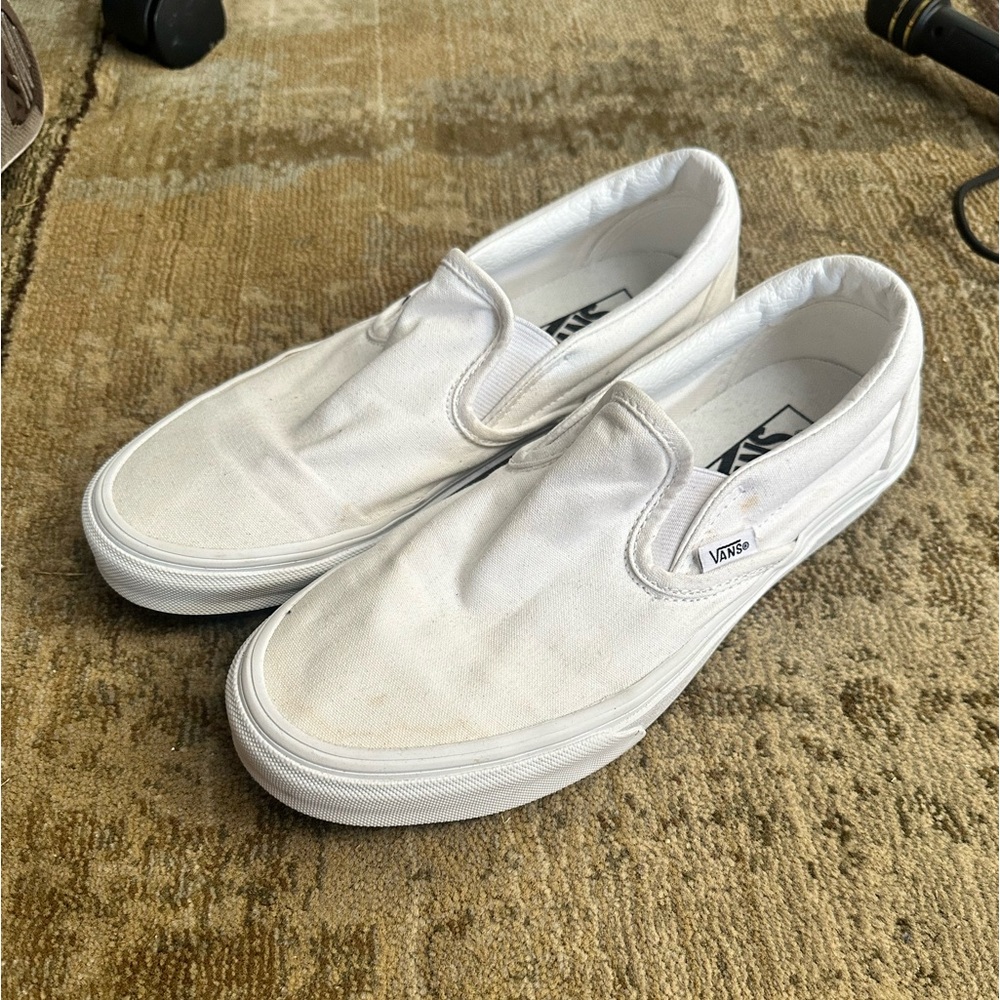 Women vans slip on sz&